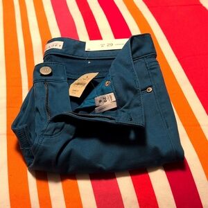 Ann Taylor LOFT Sateen Five Pocket Leggings Pants in Marisa Fit 8